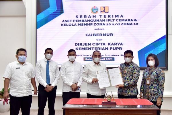 Pemprov Sumut Terima Fasilitas Pengolah Tinja dari Dirjen Cipta Karya